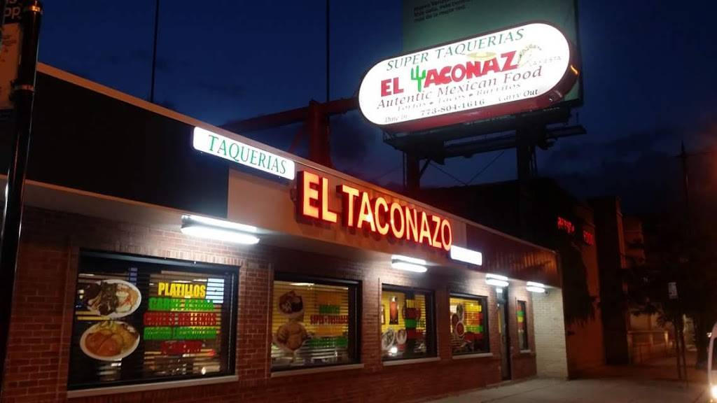 El Taconazo La Fiesta | restaurant | 2700 N Central Ave, Chicago, IL 60639, USA | 7738041616 OR +1 773-804-1616