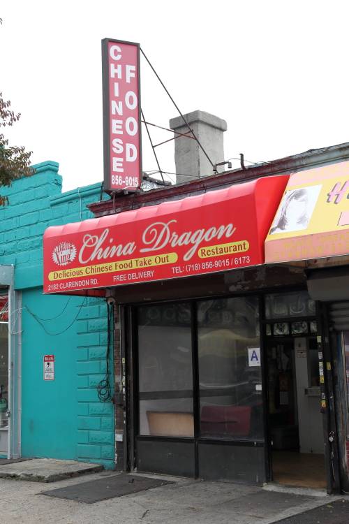 China Dragon | restaurant | 2182 Clarendon Rd, Brooklyn, NY 11226, USA | 7188569015 OR +1 718-856-9015
