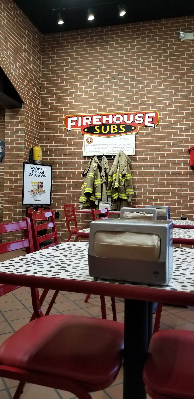 Firehouse Subs Siegen Lane | meal delivery | 6555 Siegen Ln Suite 9, Baton Rouge, LA 70809, USA | 2253027976 OR +1 225-302-7976