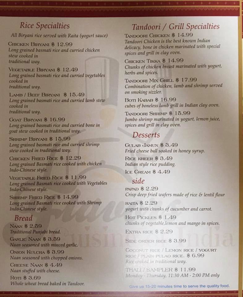 Flavors Cuisine of India louisville | restaurant | 3201 Fern Valley Rd Suite 111, Louisville, KY 40213, USA | 5022908177 OR +1 502-290-8177