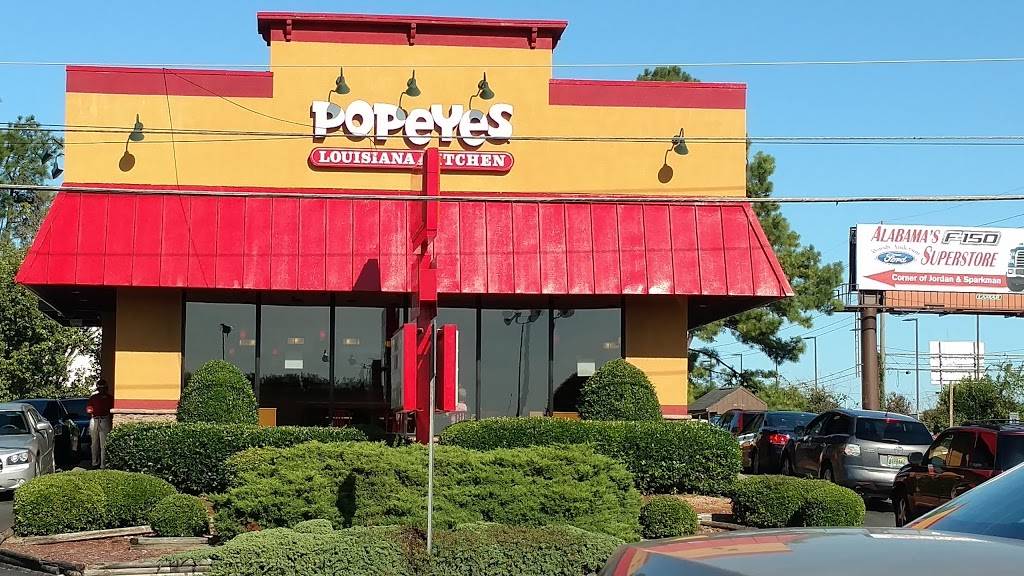 Popeyes Louisiana Kitchen | restaurant | 3820 University Dr NW, Huntsville, AL 35816, USA | 2568371210 OR +1 256-837-1210