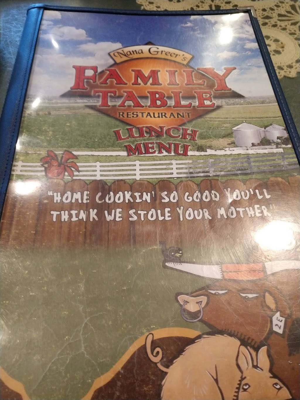 Family Table | restaurant | 1610 Jeffreys Dr, Osceola, IA 50213, USA | 6413424153 OR +1 641-342-4153