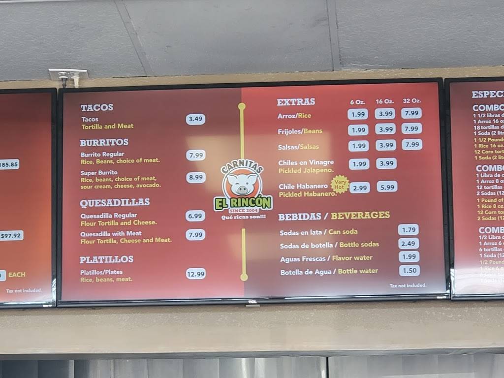 Carnitas El Rincon - Sacramento | restaurant | 8979 Folsom Blvd, Sacramento, CA 95826, USA | 9164699183 OR +1 916-469-9183