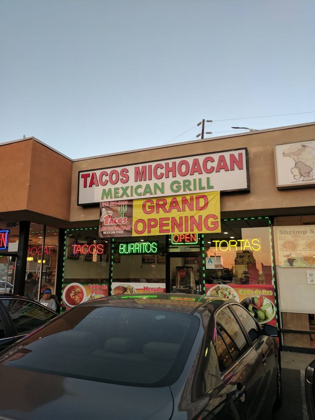 Tacos Michoacan | restaurant | ste 2 18300, Vanowen St, Reseda, CA 91335, USA | 8185819399 OR +1 818-581-9399