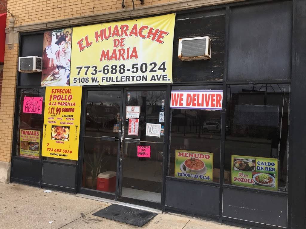 El Huarache De Maria | restaurant | 5108 W Fullerton Ave, Chicago, IL 60639, USA | 7736885024 OR +1 773-688-5024