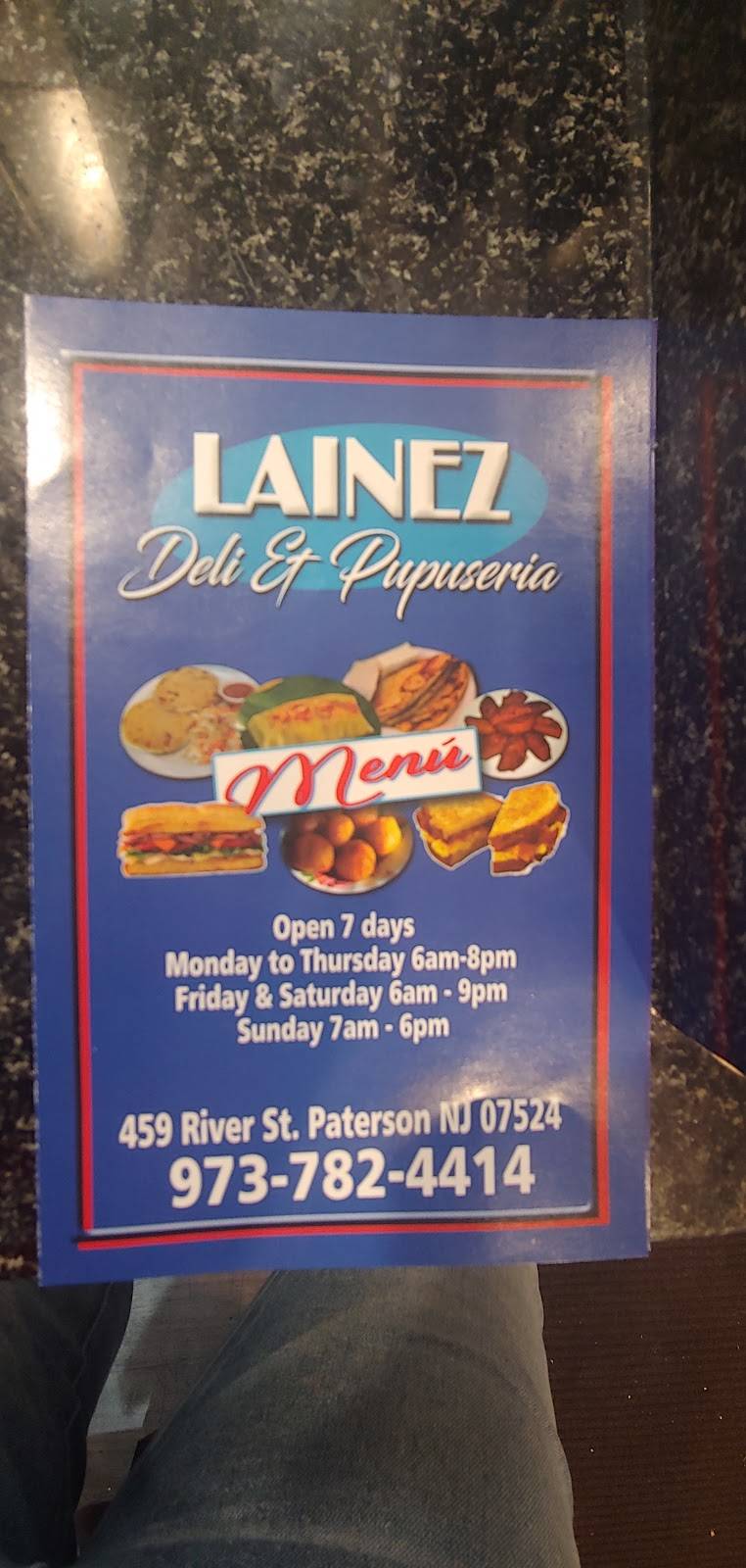 Lainez DELI & pupuseria | restaurant | 459 River St, Paterson, NJ 07524, USA | 9737824414 OR +1 973-782-4414