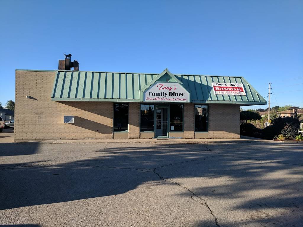Tonys Family Diner | restaurant | 195 Franklin Blvd, Cambridge, ON N1R 8H3, Canada | 5192677001 OR +1 519-267-7001