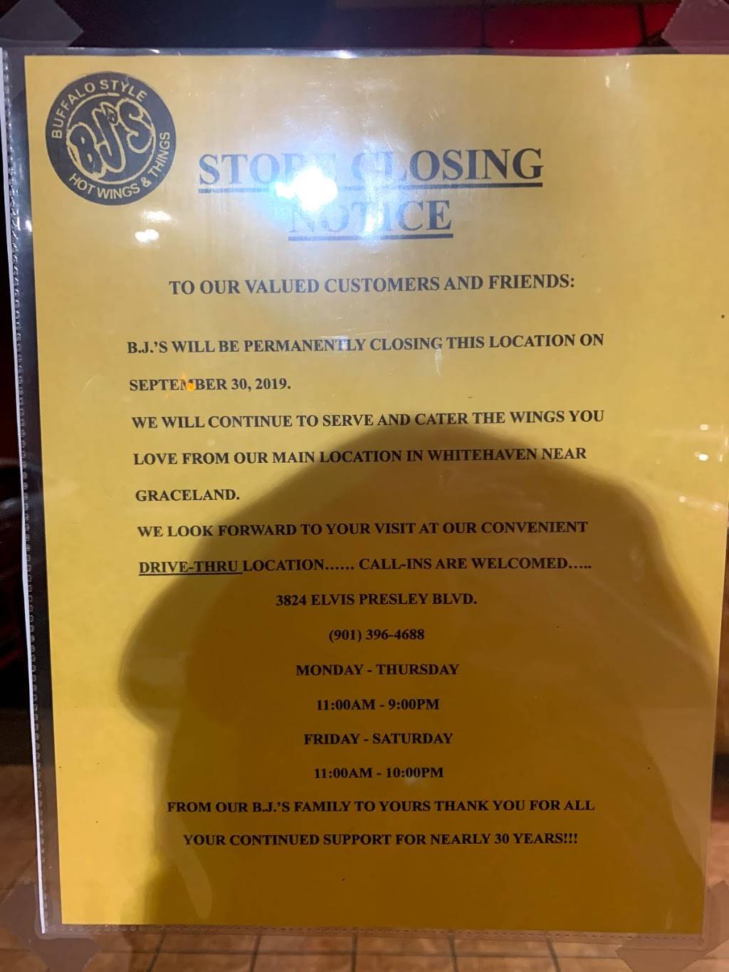 B Js Buffalo Style Hot Wings | restaurant | 7825 Winchester Rd # 103, Memphis, TN 38125, USA | 9016245773 OR +1 901-624-5773