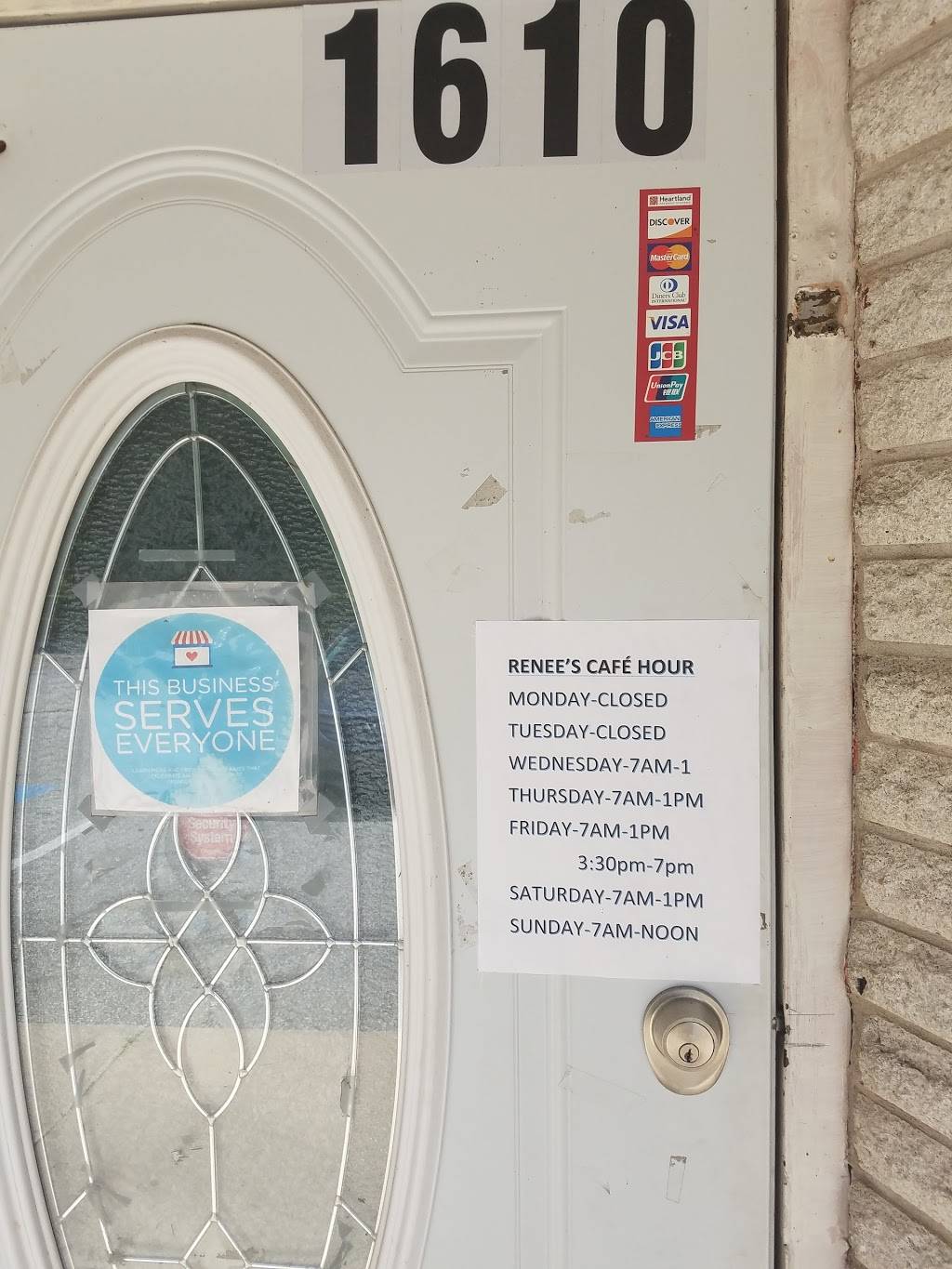 Renees Cafe | restaurant | 1610 Park Rd, Union Mills, IN 46382, USA | 2193696492 OR +1 219-369-6492