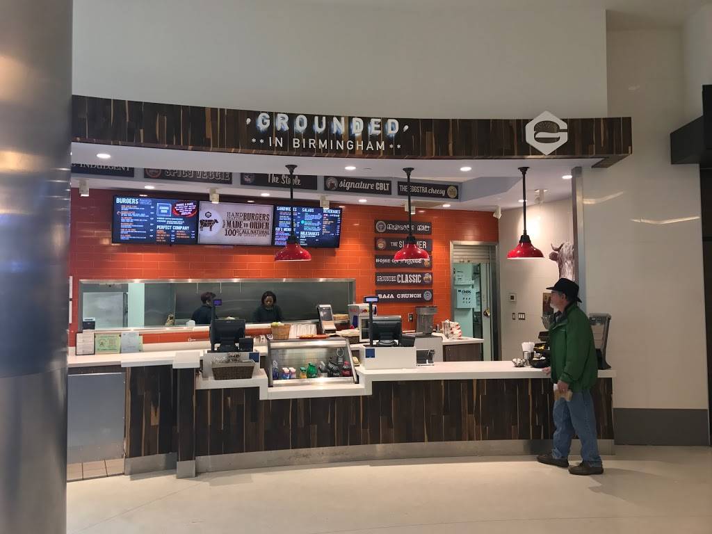 Grounded In Birmingham | restaurant | Post Sec - Concourse C F12, 5900 Messer Airport Hwy, Birmingham, AL 35212, USA | 8562344930 OR +1 856-234-4930