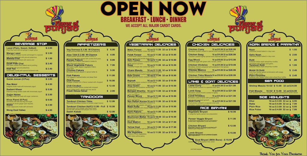 Flavor of Punjab punjabi dhaba | restaurant | 1640 CA-99 Suit B, Delano, CA 93215, USA | 6614559999 OR +1 661-455-9999