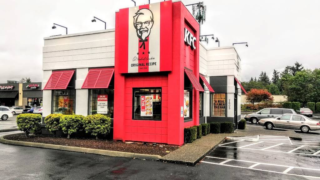 KFC | restaurant | 7605 Steilacoom Blvd SW, Tacoma, WA 98498, USA | 2535888350 OR +1 253-588-8350