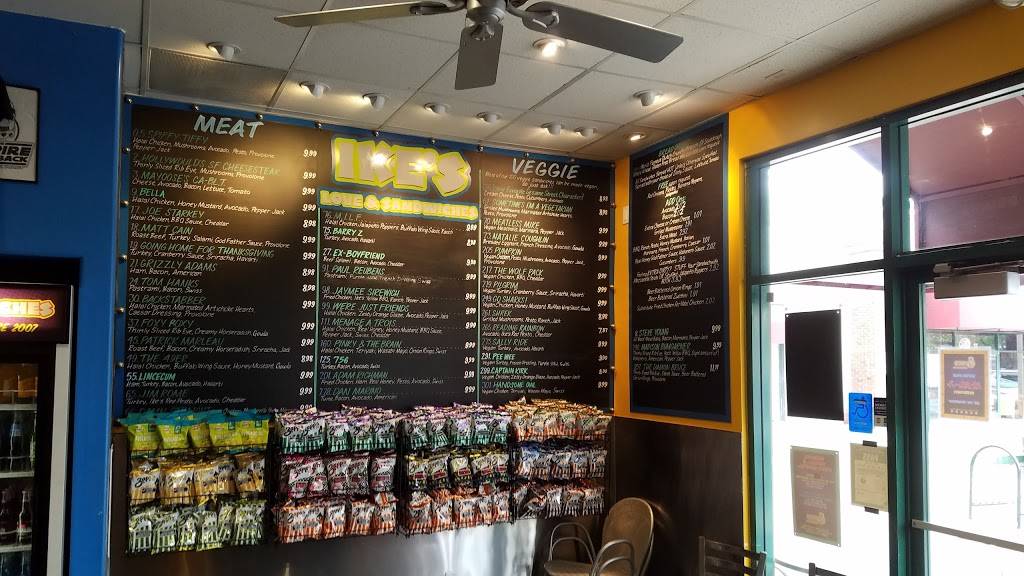 Ike’s Love and Sandwiches | restaurant | 21 Railroad Ave, Danville, CA 94526, USA | 9258209500 OR +1 925-820-9500