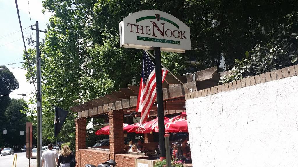 The Nook on Piedmont Park | restaurant | 1144 Piedmont Ave NE, Atlanta, GA 30309, USA | 4047459222 OR +1 404-745-9222