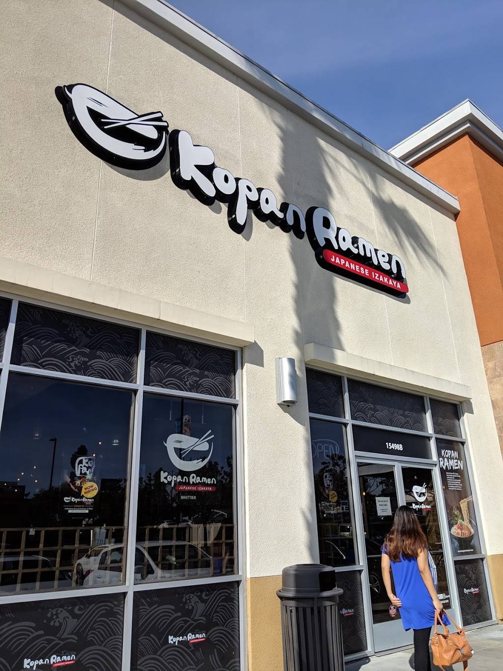 Kopan Ramen | restaurant | 15498 Whittier Blvd Unit B, Whittier, CA 90603, USA | 5629022632 OR +1 562-902-2632