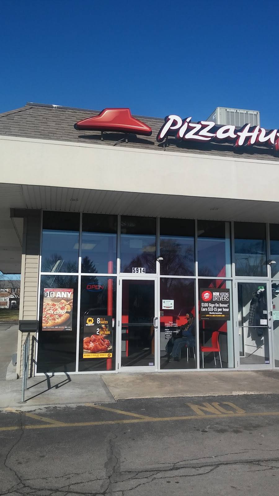 Pizza Hut | restaurant | 5914 E 10th St, Indianapolis, IN 46219, USA | 3173597300 OR +1 317-359-7300