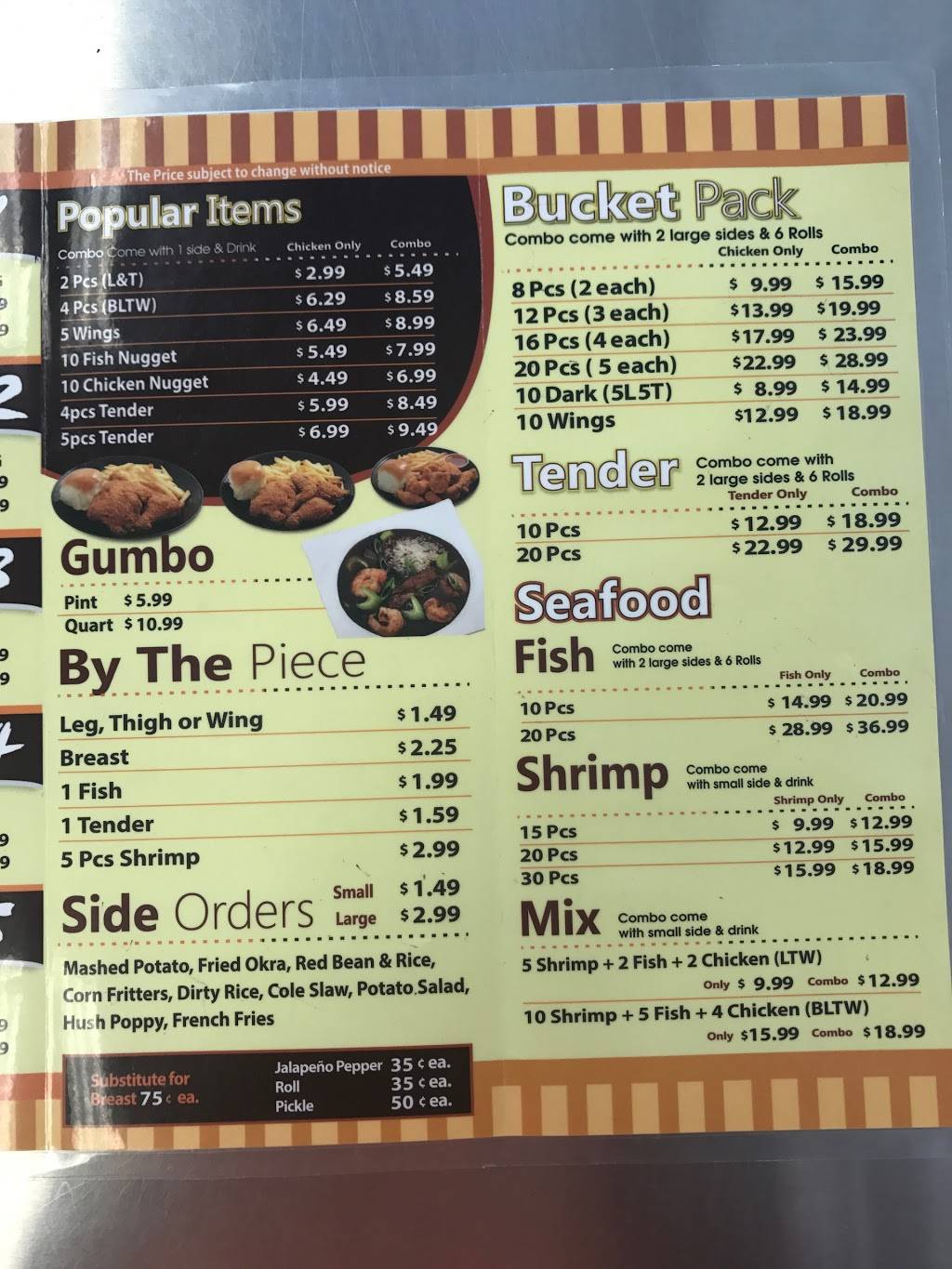 Louisiana Famous Fried Chicken | restaurant | 204 E Pleasant Run Rd #100, DeSoto, TX 75115, USA | 9722235394 OR +1 972-223-5394