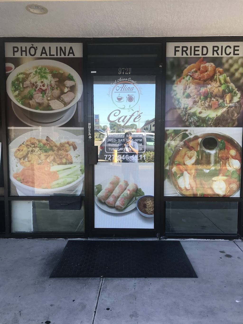 Alina Cafe | restaurant | 9721 66th St N, Pinellas Park, FL 33782, USA | 7275461111 OR +1 727-546-1111