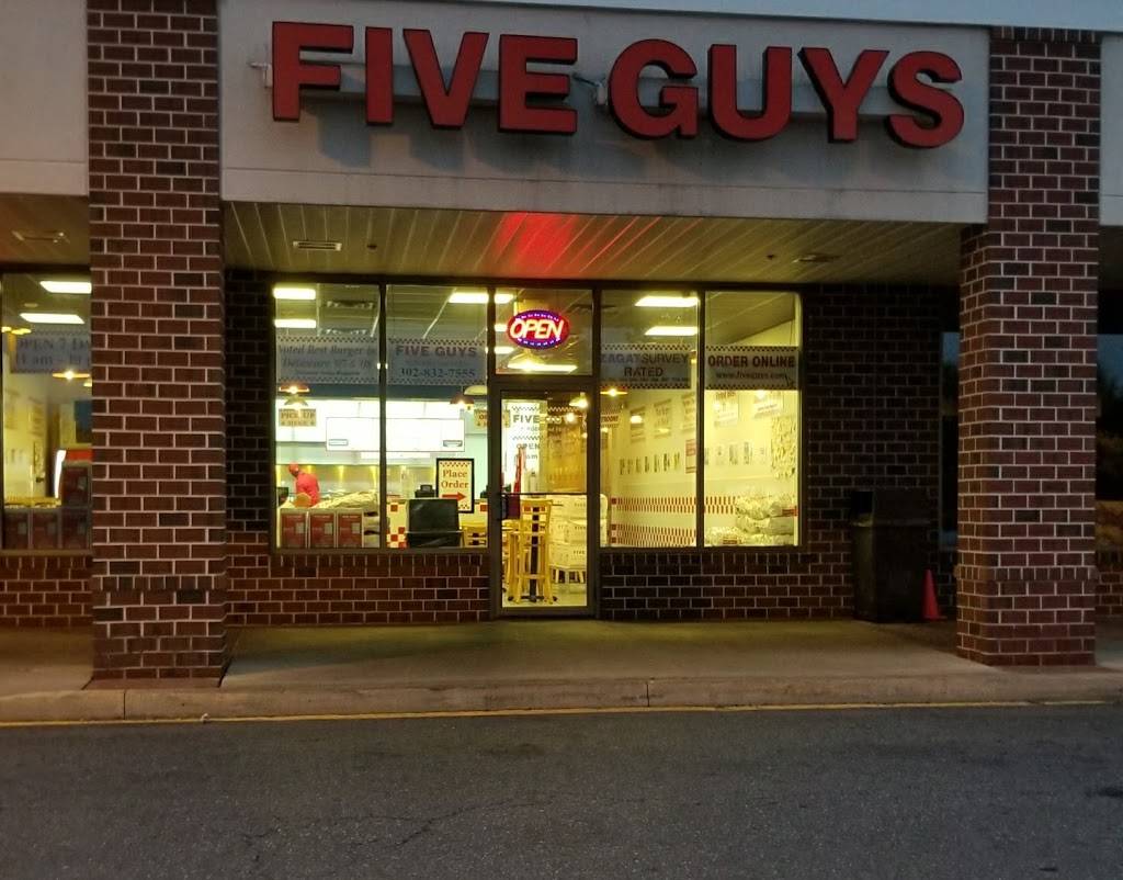 Five Guys | meal takeaway | 1249 Quintilio Dr, Bear, DE 19701, USA | 3028327555 OR +1 302-832-7555