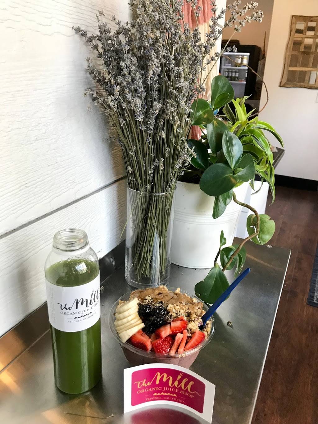 The Mill Juice Shop | restaurant | 10825 Pioneer Trail, Truckee, CA 96161, USA | 5305365031 OR +1 530-536-5031