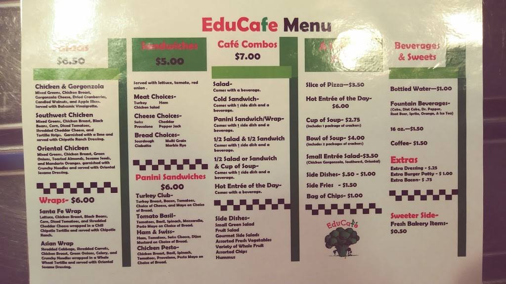 EduCafé | restaurant | 25566 Peter A Hartman Way, Mission Viejo, CA 92691, USA | 9498306779 OR +1 949-830-6779