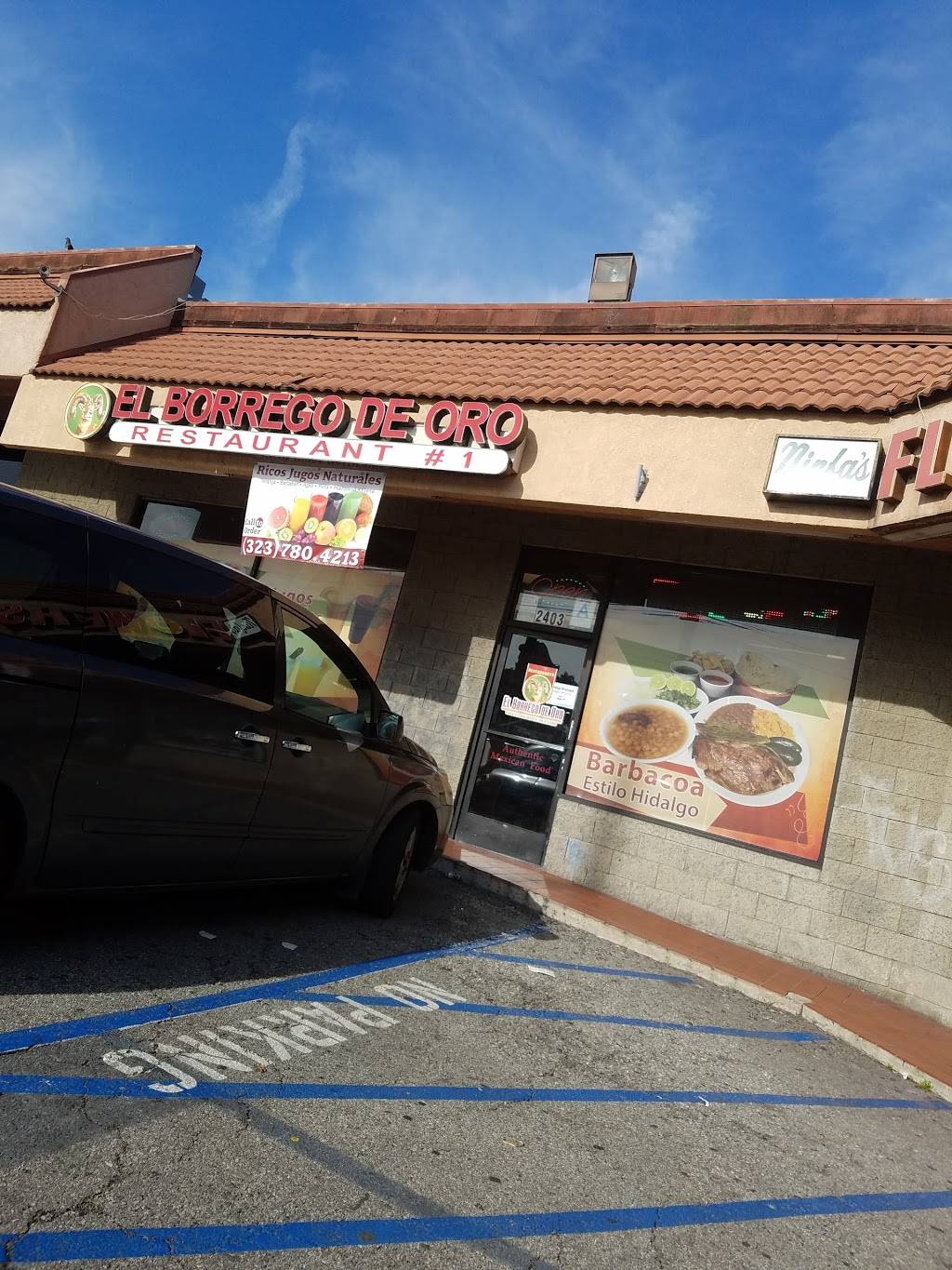 El Borrego De Oro Restaurant | restaurant | 2403 Whittier Blvd, Los Angeles, CA 90023, USA | 3237804213 OR +1 323-780-4213