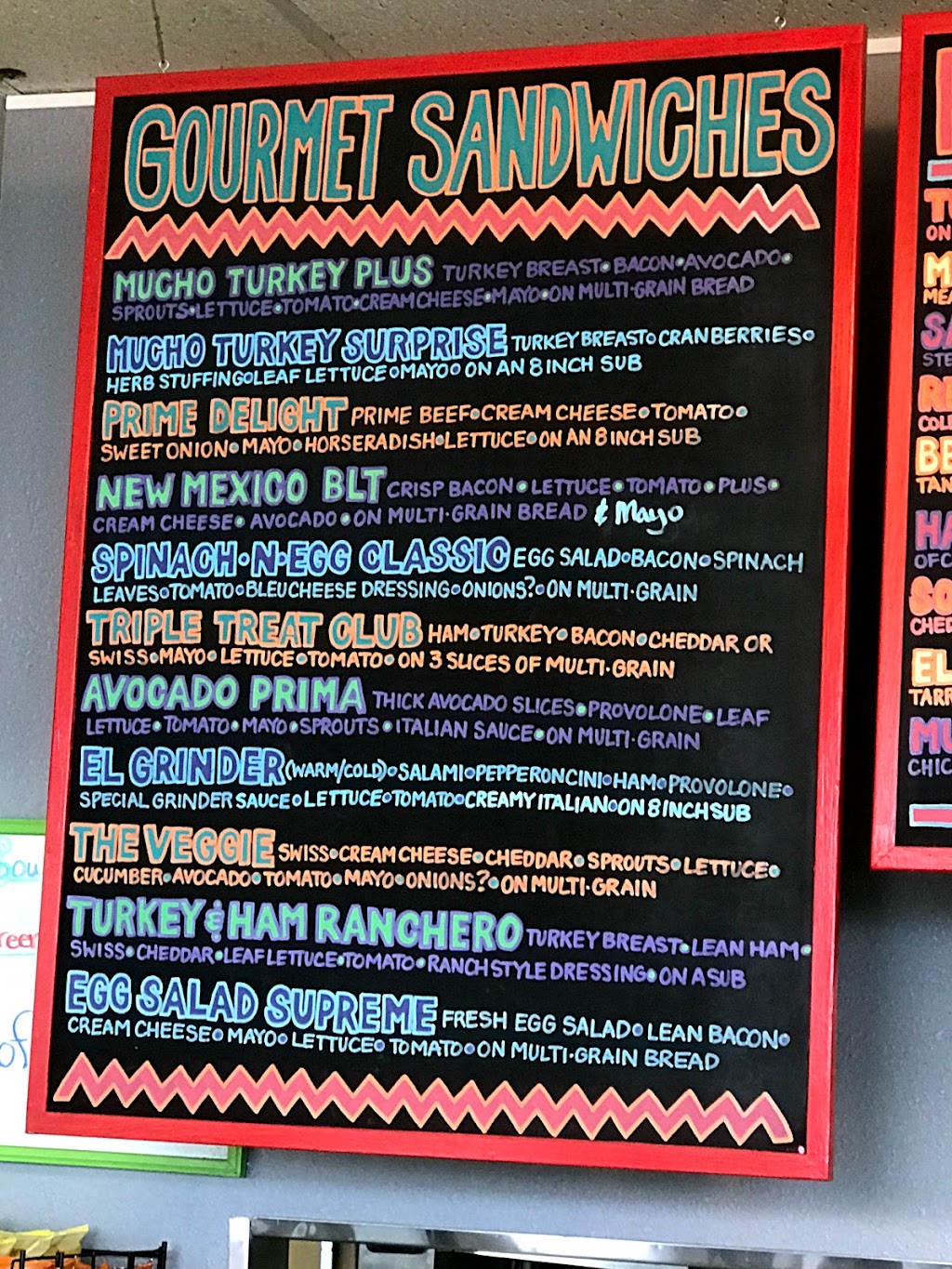 Mucho Gourmet Sandwich Shoppe | restaurant | 1711 Llano St G, Santa Fe, NM 87505, USA | 5054737703 OR +1 505-473-7703