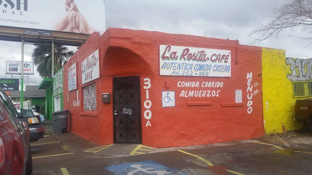 La Rosita Cafe | restaurant | 3100 Gateway Blvd E, El Paso, TX 79905, USA | 9152523319 OR +1 915-252-3319