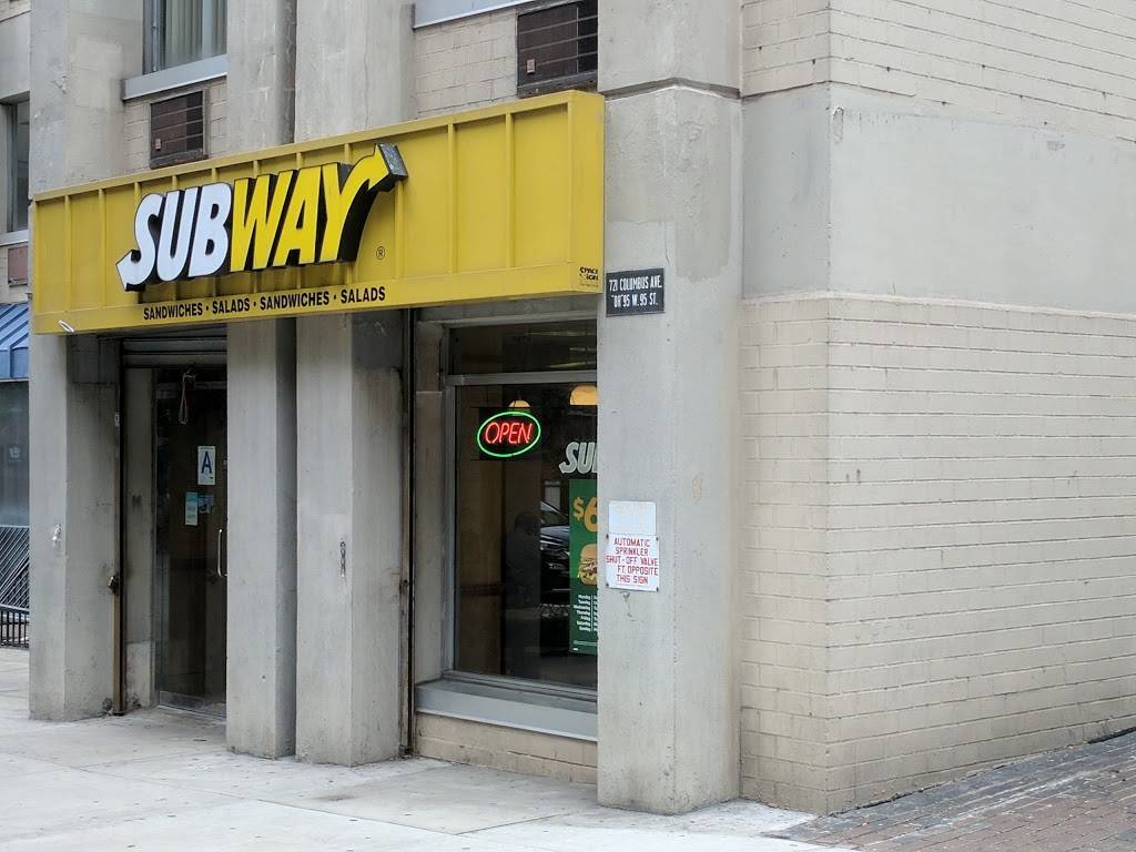 Subway Restaurants | restaurant | 731 Columbus Ave, New York, NY 10025, USA | 2122226014 OR +1 212-222-6014