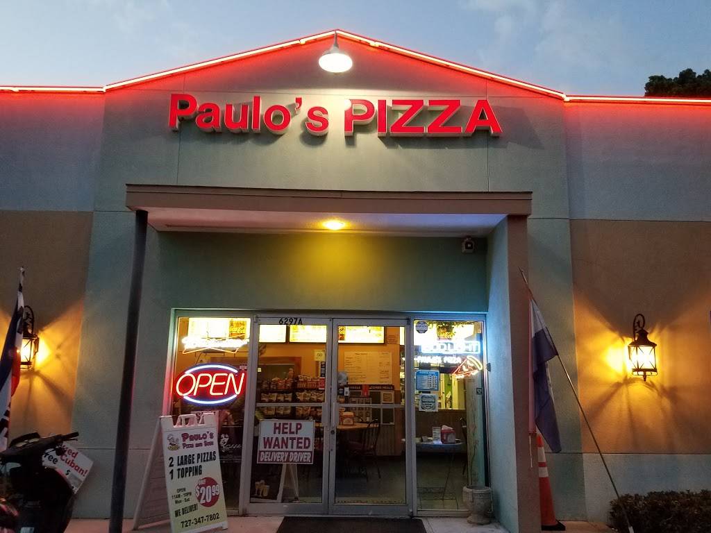 Paulos Pizza & Subs | restaurant | 6297 Central Avenue # A, St. Petersburg, FL 33710, USA | 7273477802 OR +1 727-347-7802