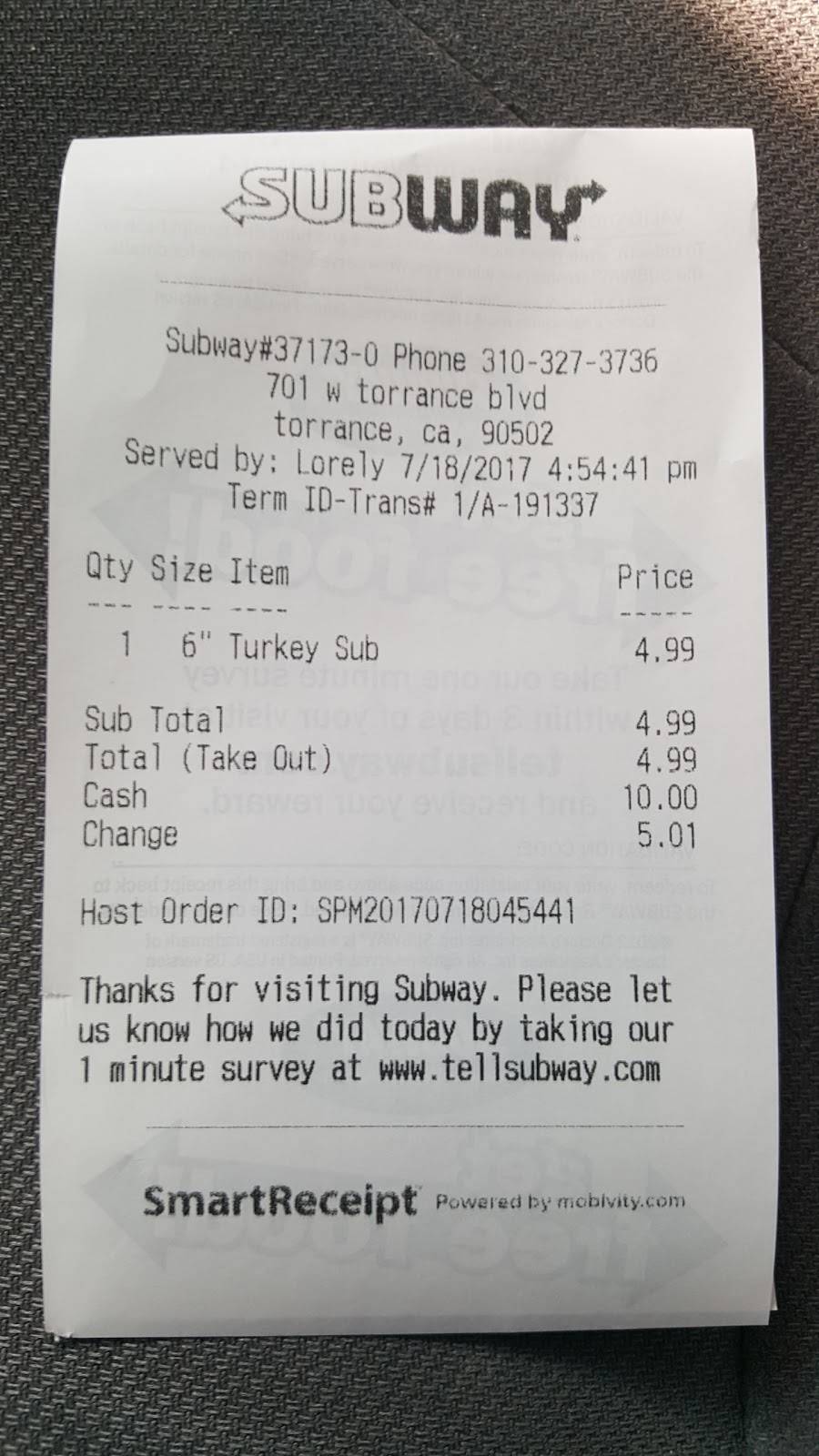 Subway Restaurants | restaurant | 701 W Torrance Blvd, Torrance, CA 90502, USA | 3103273736 OR +1 310-327-3736