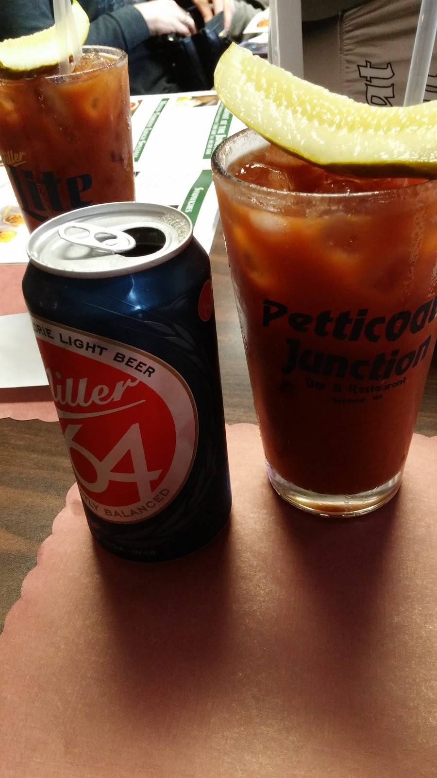 Petticoat Junction | restaurant | 138 Morrow St, Seymour, WI 54165, USA | 9208337783 OR +1 920-833-7783