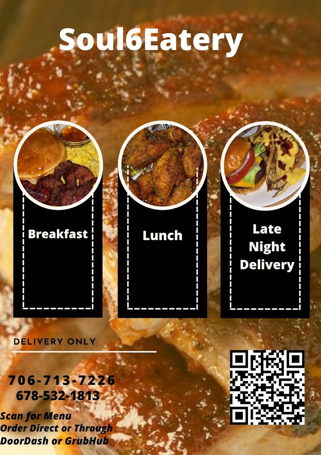 soul6eatery | restaurant | 1775 Parker Rd SE, Conyers, GA 30094, USA | 7067137226 OR +1 706-713-7226