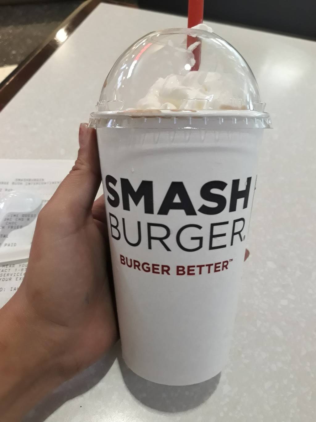 Smashburger | restaurant | 2800 N Terminal Road Space, Tbf-2, Houston, TX 77032, USA | 3036331500 OR +1 303-633-1500