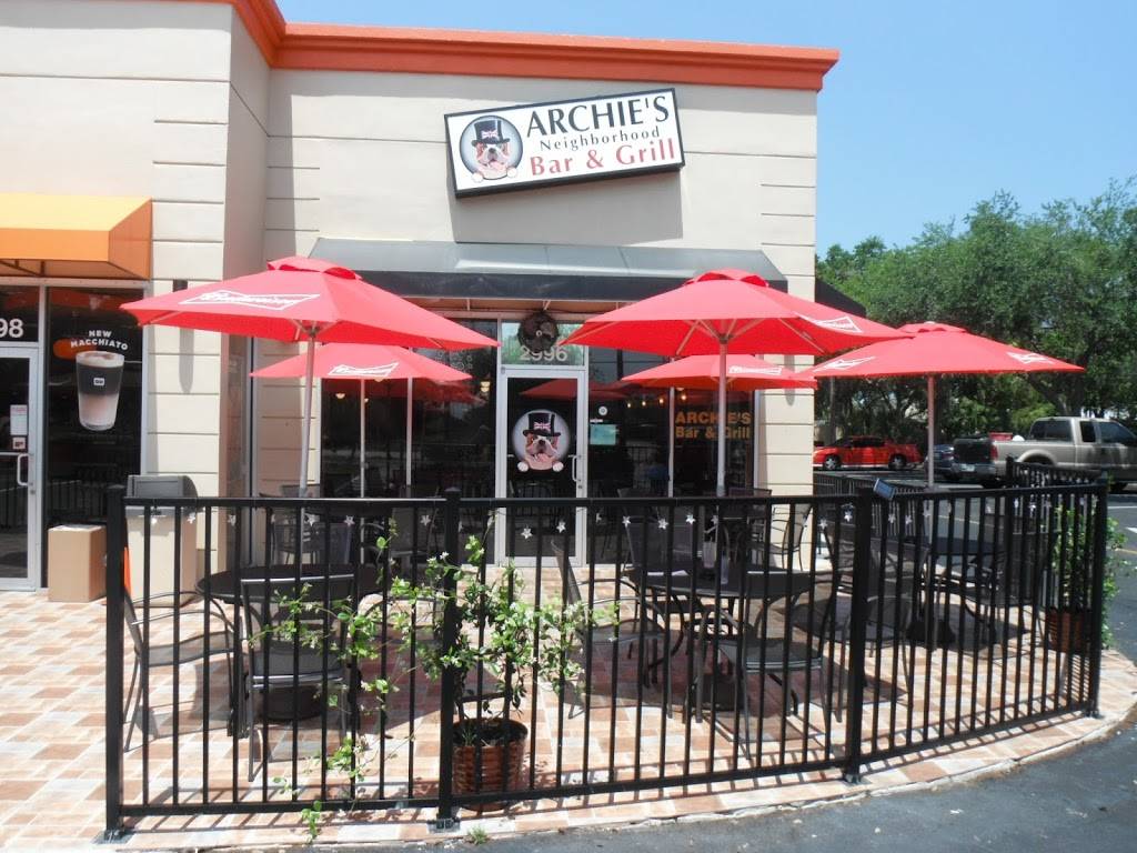 Archies Bar & Grill | restaurant | 2996 Lake Washington Rd, Melbourne, FL 32935, USA | 3216108011 OR +1 321-610-8011