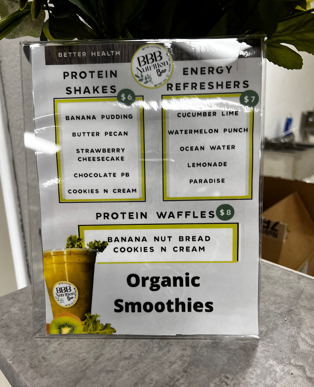 BBB NUTRITION BAR | meal takeaway | 5311 Farm to Market 1960 Rd E Ste M, Humble, TX 77346, USA | 7139419959 OR +1 713-941-9959