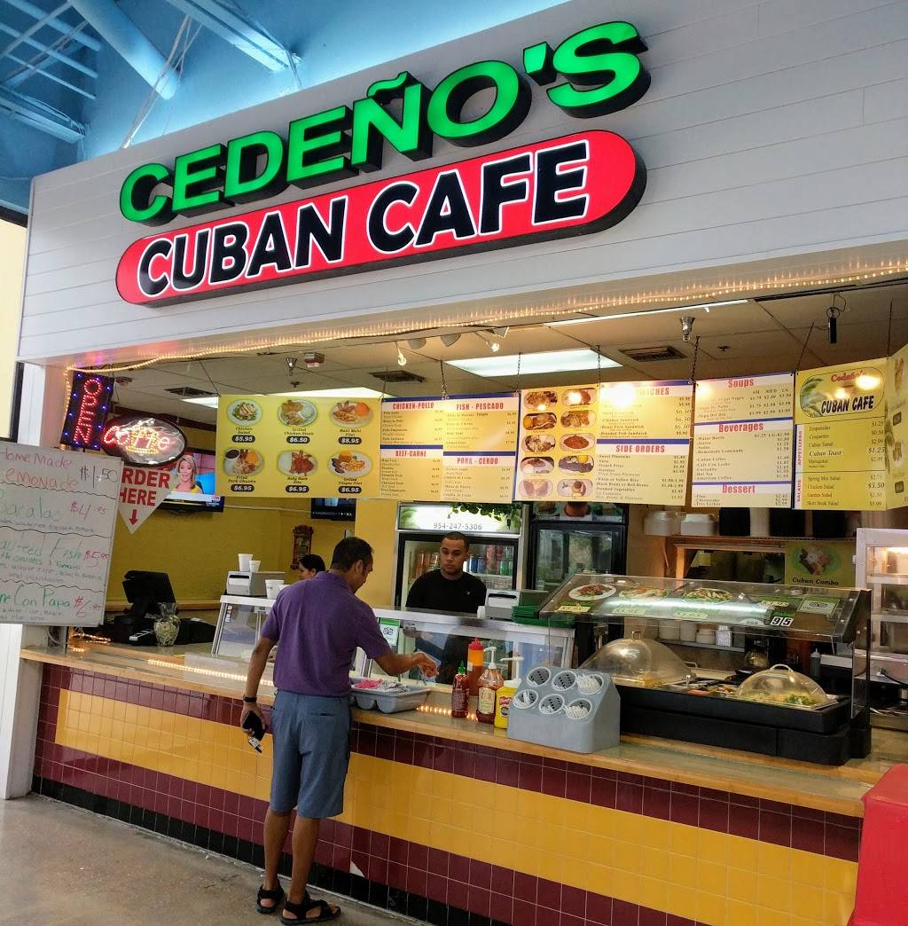 Cedenos Cuban Cafe | restaurant | 2900 W Sample Rd #3024, Pompano Beach, FL 33069, USA | 9542475306 OR +1 954-247-5306