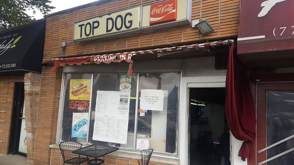 Top Dog Inc | restaurant | 6005 N Sauganash Ave, Chicago, IL 60646, USA | 7732028844 OR +1 773-202-8844