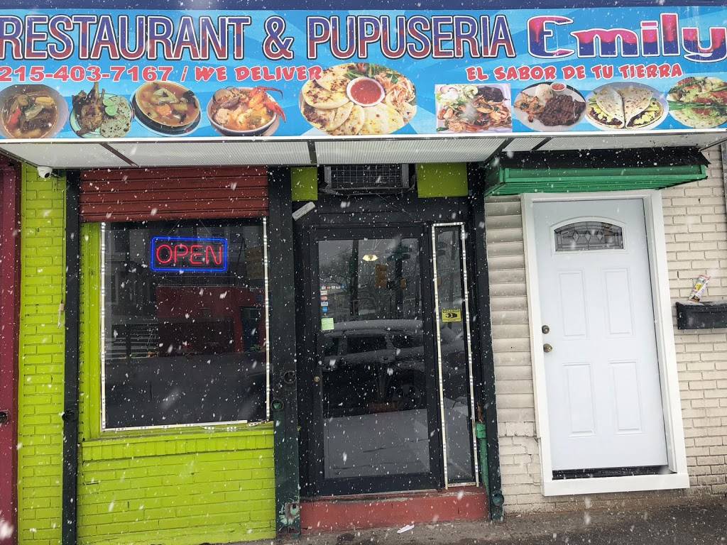 Pupuseria Emily | restaurant | 551 E Wyoming Ave, Philadelphia, PA 19120, USA | 2154037167 OR +1 215-403-7167