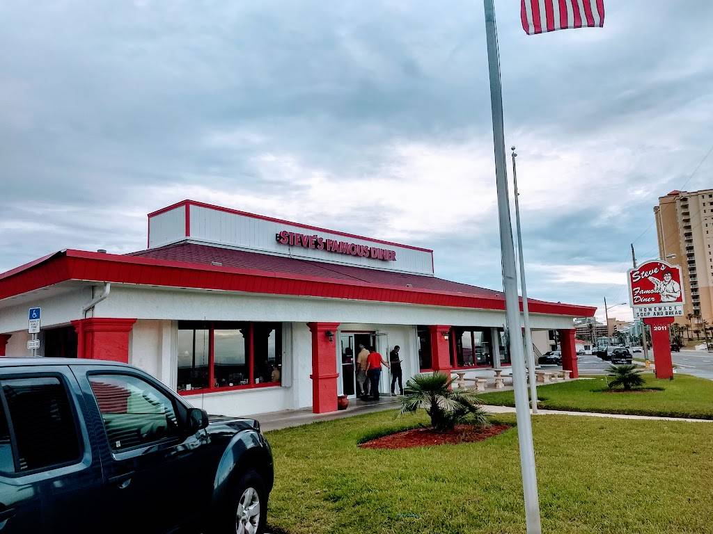 Steves Famous Diner | restaurant | 2011 N Atlantic Ave, Daytona Beach, FL 32118, USA | 3862527340 OR +1 386-252-7340