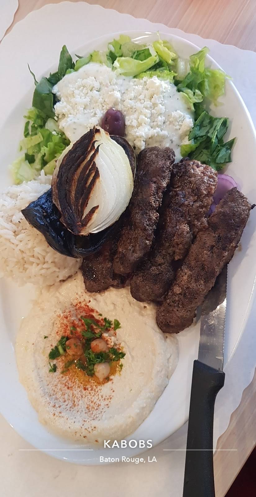 Kabobs Lebanese & Greek | restaurant | 16569 George Oneal Rd, Baton Rouge, LA 70817, USA | 2254124366 OR +1 225-412-4366