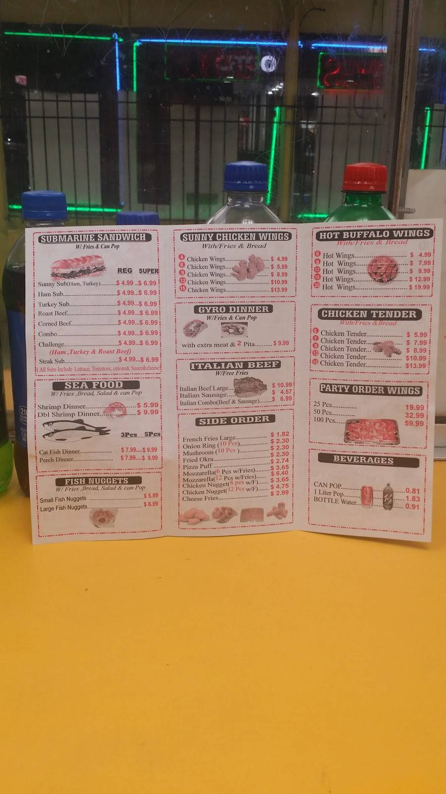 Grand Sunny Submarine | meal takeaway | 3952 W Grand Ave, Chicago, IL 60651, USA | 7732920658 OR +1 773-292-0658