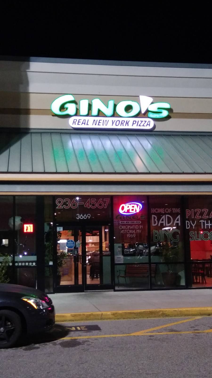 Ginos Real New York Pizza at Carolina Forest | restaurant | 3669 Renee Dr, Myrtle Beach, SC 29579, USA | 8432364567 OR +1 843-236-4567