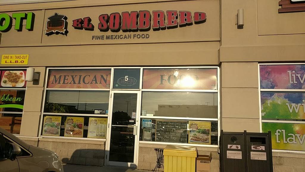 El Sombrero | restaurant | 6990 Financial Dr, Mississauga, ON L4N 8J4, Canada | 9058584100 OR +1 905-858-4100