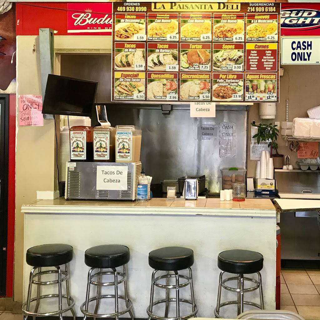 LA PAISANITA DELI | restaurant | 8209 Park Ln, Dallas, TX 75231, USA | 4699308990 OR +1 469-930-8990