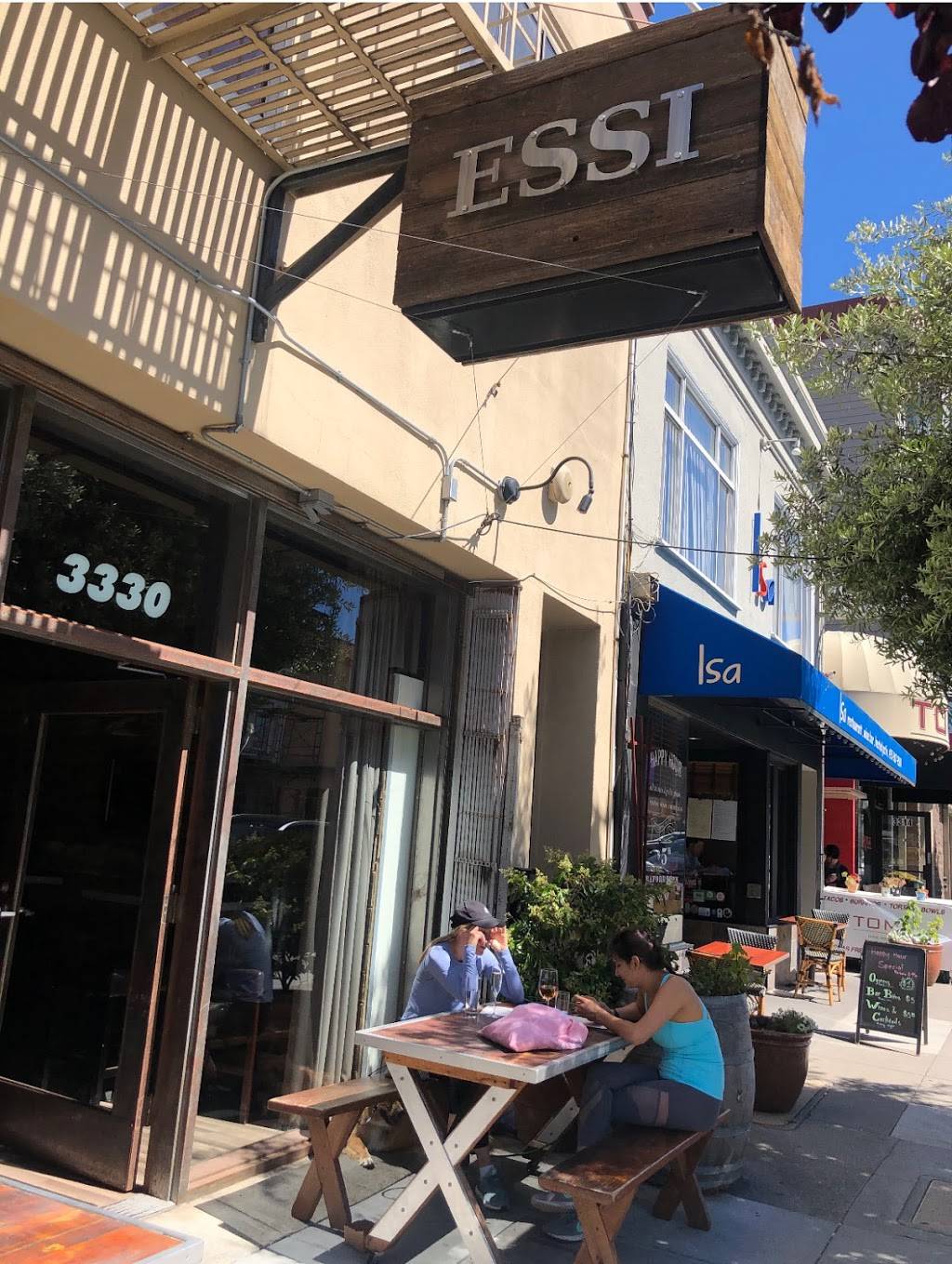 ESSI SF Restaurant & Wine Bar | restaurant | 3330 Steiner St, San Francisco, CA 94123, USA | 4156243588 OR +1 415-624-3588