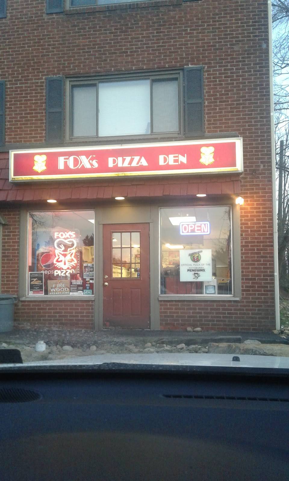 Foxs Pizza Den | restaurant | 1500 Radford Rd, Pittsburgh, PA 15227, USA | 4128816450 OR +1 412-881-6450
