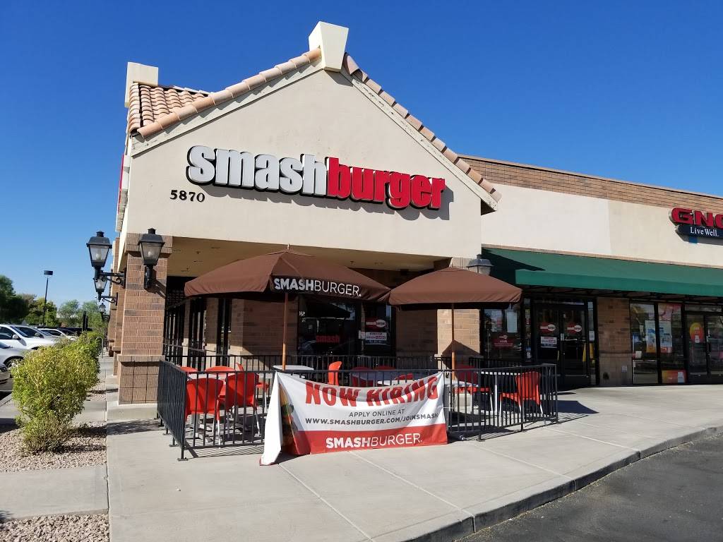 Smashburger | restaurant | 5870 W Thunderbird Rd, Glendale, AZ 85306, USA | 6024394050 OR +1 602-439-4050