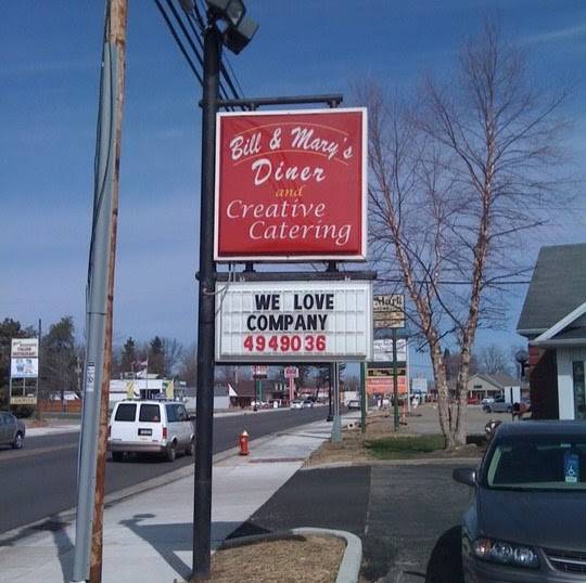 Bill & Marys Diner & Creative Catering | restaurant | 1022 N Main St, North Canton, OH 44720, USA | 3304949036 OR +1 330-494-9036