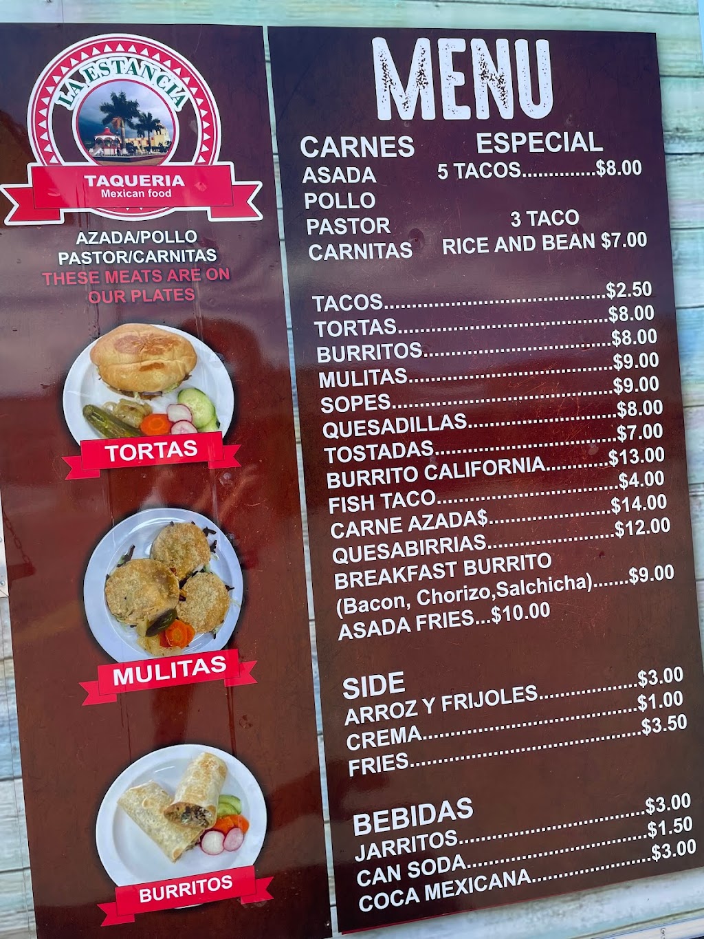 La Estancia Taqueria | restaurant | 1075 International Way, Springfield, OR 97477, USA | 5412868876 OR +1 541-286-8876